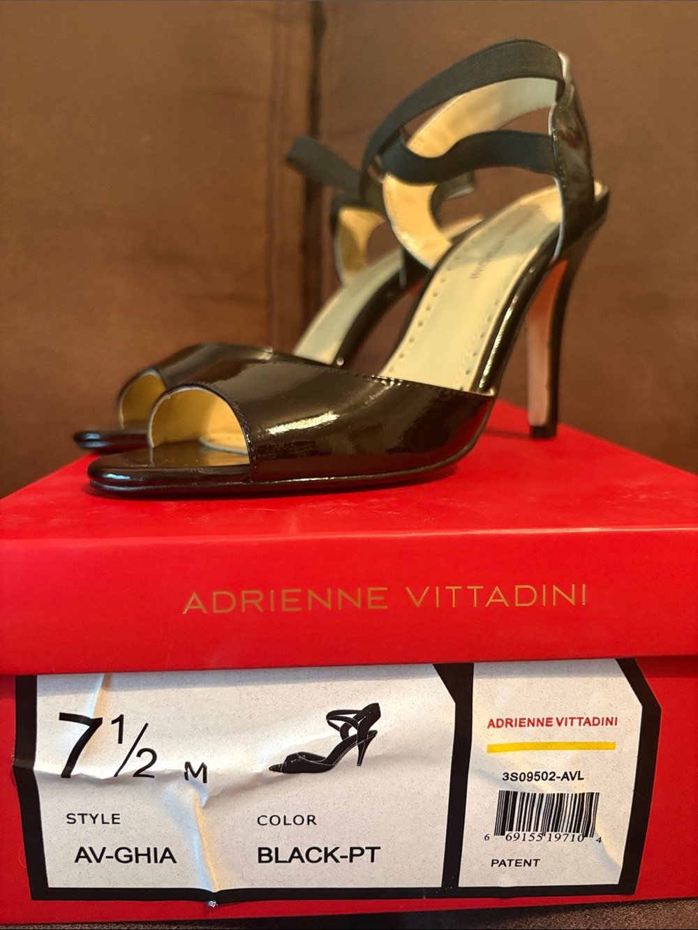 Adrienne Vittadini Ghia patent dress sandal